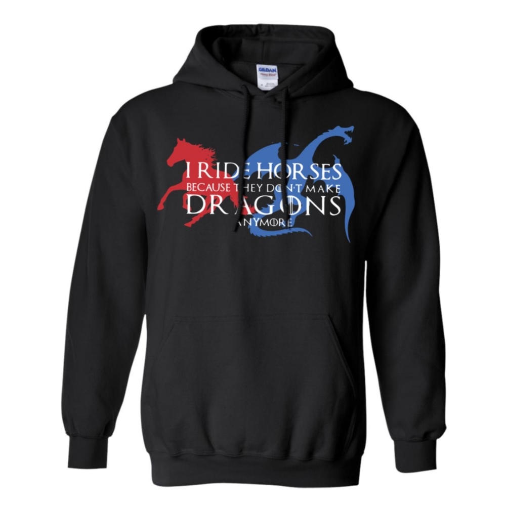 GOT gildan pullover hoodie graphic black